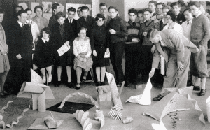 Josef Albers in the Bauhaus, 1929.